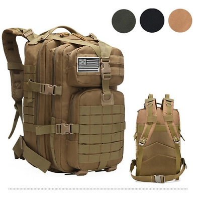 45L Large Capacity Tactical Backpack Mens Military Army 3P Rucksacks Nylon Bags $69.30
