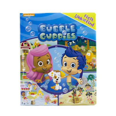 Nickelodeon: Bubble Guppies: First Look and Find Board book GOOD $3.55
