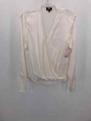 #ad Pre Owned W by Worth Ivory Size 4 Long Sleeve Blouse
