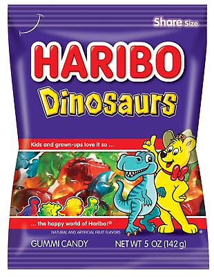 #ad HARIBO Gummi Candy Dinosaurs 5 oz. Bag