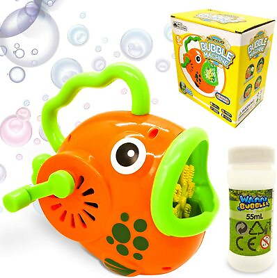 #ad Bubble Machine for Kids Toddlers Fish Bubbles Blower Wands Water Bubbles Maker