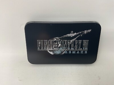 #ad Final Fantasy 7 VII Remake Shinra Electric Power Company ID Card With Tin