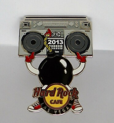 #ad Hard Rock Cafe Pin Bomb Box Man Las Vegas 2013 LE 300