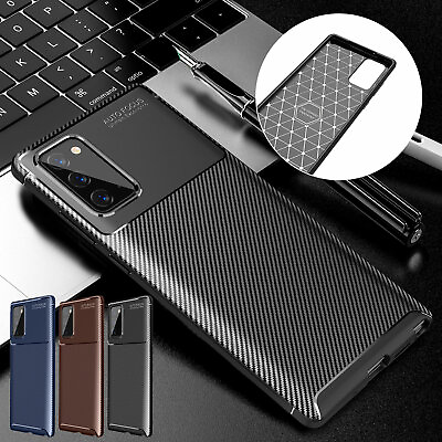 For Samsung Galaxy S21 S21 Ultra Phone Case Slim Back Carbon Fiber over $5.72