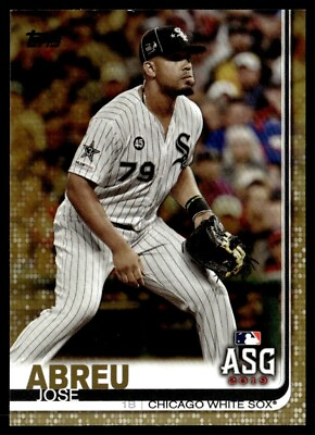 #ad 2019 Topps Update Gold Jose Abreu 2019 Chicago White Sox #US160
