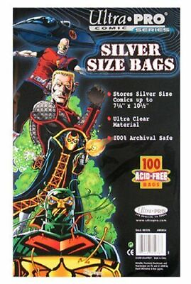 Ultra Pro Comic Series Plastic Silver Size Bags Covers 100 Ct $7.99