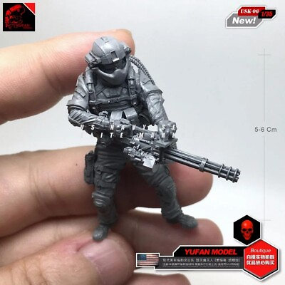 #ad 1 35 Resin figure kits American soldier model