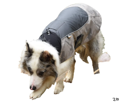 #ad MY PET Clothes Waterproof and Warm Coat Jacket Outdoor Safety Raincoats 2XL