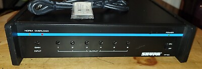 #ad Shure FP16A Distribution Microphone Amplifier Mic Amp TESTED EB 9296