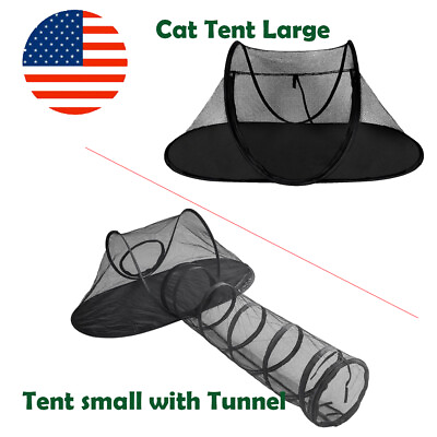 #ad Cat Tent Outdoor Indoor Pet Enclosure Tent Suitable for Cats and Small Animals