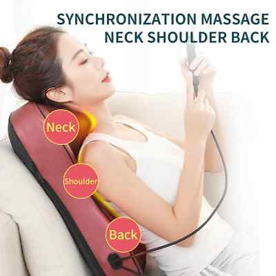 #ad New Back Waist Full Body Shoulder Electric Massage Cushion Household Kneading