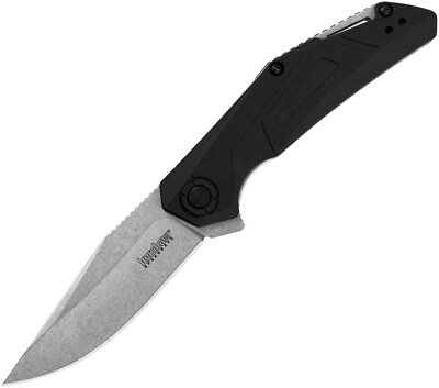 #ad Kershaw Camshaft Linerlock A O Black FRN Folding 4CR14 Stainless Knife 1370