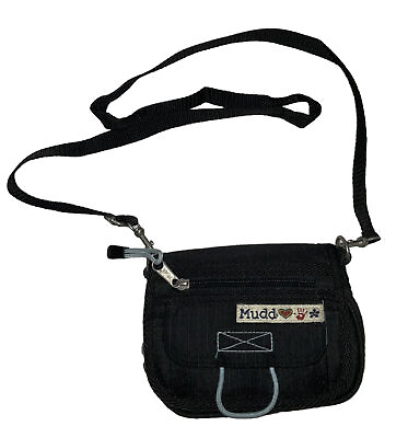 VINTAGE Y2K Early 2000s MUDD JEANS Mini Black Bag Crossbody Bag