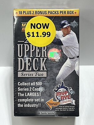 #ad 2007 MLB Upper Deck Series Two Baseball Blaster Box 60 Cards Sealed   Jeter??