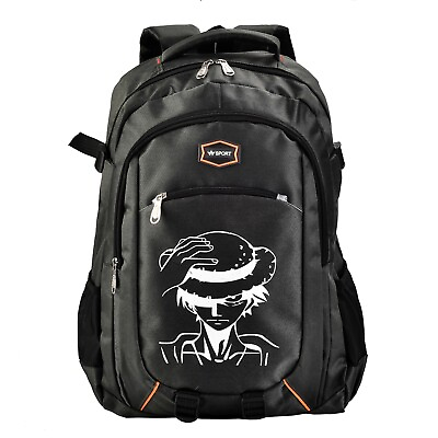 Backpack for School Travel Work for All Ages Anime Inspired Design Black $15.95