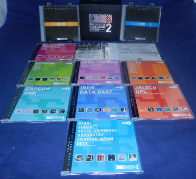 #ad Legend of Game Music 2 Platinum Box 8 CDs 2 DVD LN JAPANESE w Obi Manual