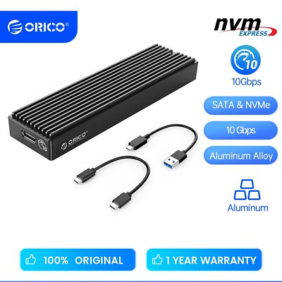 #ad ORICO M.2 NVME SSD Case Type C M2 NVME Hard Drive Enclosure 10Gbps w UASP 4TB