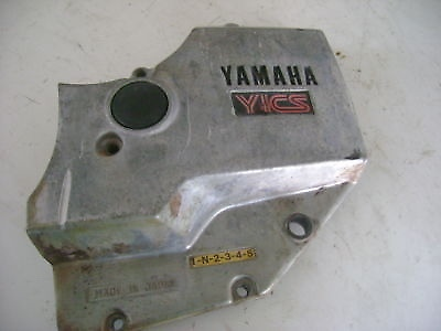 #ad 1982 Yamaha XS400 XS 400 Maxim Gear Shift Sprocket Cover Engine Panel Guard F2