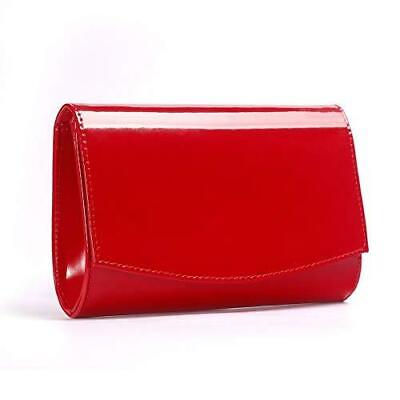 Women Patent Leather Wallets Fashion Clutch PursesWALLYN#x27;S Evening Bag Handbag $35.79