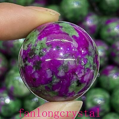 #ad 1pc Natural Zoisite Ball Sphere Quartz Crystal Mineral Gem Reiki Healing 30mm