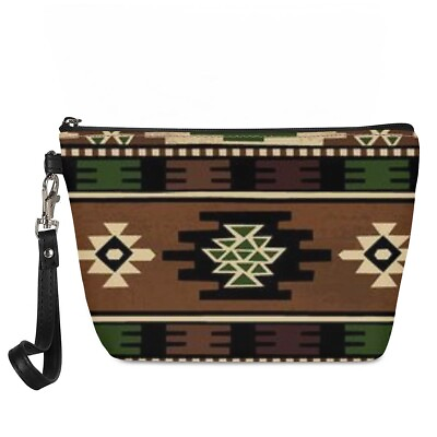 Aztec Pattern Makeup Bags for WomenCute Cosmetic Bag Travel Waterproof Bags $9.99