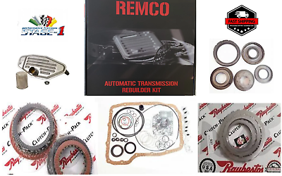 68rfe 07 up transmission rebuilt kit stage 1 raybestos red clutches steels pist $510.65