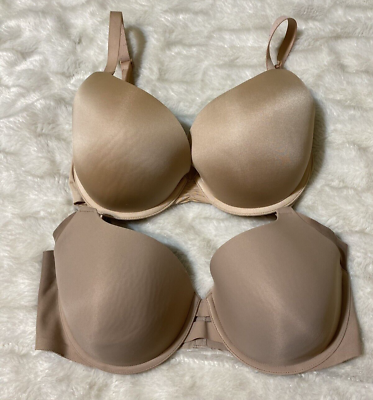 #ad Lot of 2 womens Bras Beige 36D Sexy Intimates Aerie Warner’s
