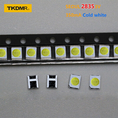 #ad TKDMR Original For LED TV Strip Bar Repair 100pcs 3528 3V SEOUL Lamp Beads