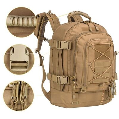#ad 50L Large Tactical Backpacks Men Women Travel Sports Backpack Mens Work Bag