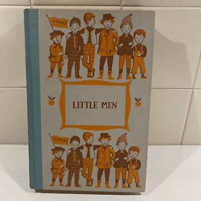 #ad 1955 Adventures Little Men Book Junior Deluxe Edition GVC Vintage