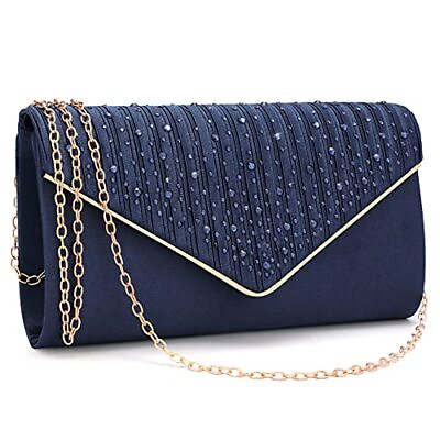 #ad clutch purses for women evening bags and clutches for women A4 navy Blue