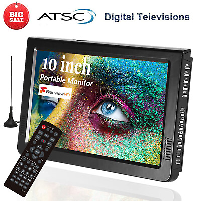 #ad 10quot; Portable Digital ATSC TV Television Video Player HD Screen Freeview HD G2W2