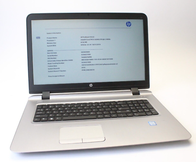 #ad HP ProBook 470 G3 17quot; Laptop i5 6200 8GB RAM 256 SSD Radeon R7 M340 Win 10 READ