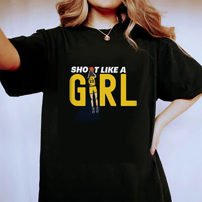 #ad Caitlin Clark Shoot Like A Girl Shirt Clark 22 Basketball Adult Kid T shirt