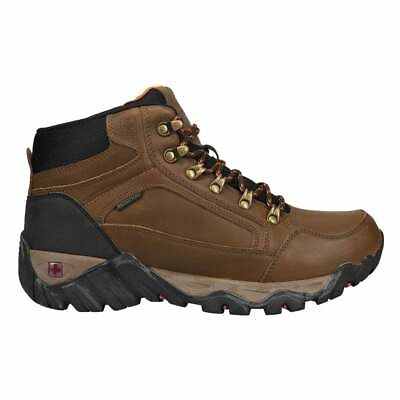 SWISS TECH PG128 Snow Hiking Mens Boots Ankle Brown $34.99