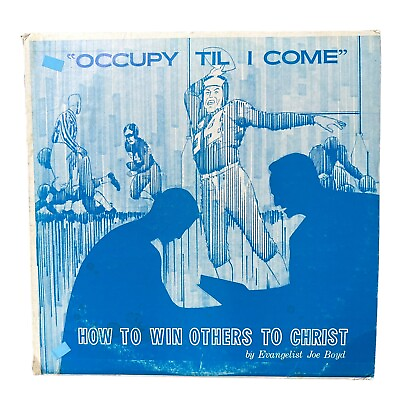 #ad Joe Boyd Occupy Til’ I Come VG VG Football Evangelist Vinyl Record LP