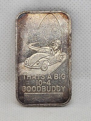 #ad That#x27;s A Big 10 4 Goodbuddy American Mint Vintage Silver Bar Inverted Reverse