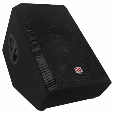 #ad Rockville RSM15A 15quot; 1400 Watt 2 Way Powered Active Stage Floor Monitor Speaker