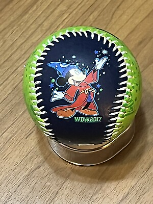 #ad Walt Disney World 2017 Baseball Sorcerer Mickey Souvenir Collector#x27;s Green black