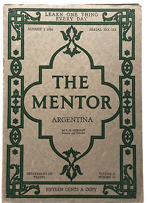 #ad Argentina 1916 quot;The Mentorquot; special issue with 6 gravures