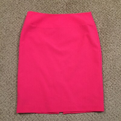 #ad Alfani Skirt Size 6 Knee Length Lined Pink Pencil Slit