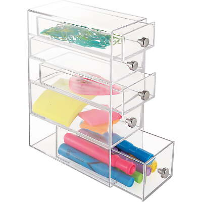 #ad Cosmetic Organizer for Vanity Cabinet to Hold Makeup Beauty Products 5 Drawers