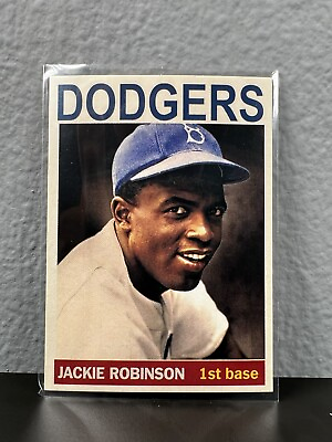 #ad Jackie Robinson ‘47 Brooklyn Dodgers Rookie Year MC Private Stock #24