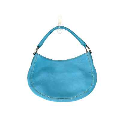 #ad Ann Taylor Y2K Inspired Blue Mini Baguette Shoulder Bag