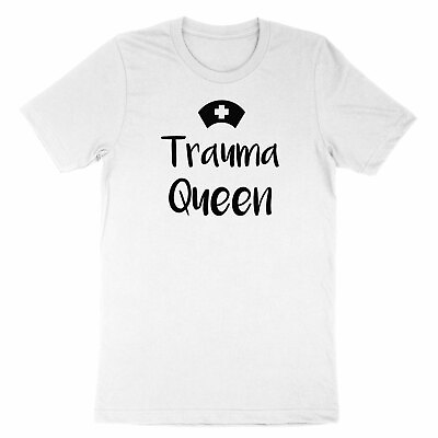 #ad Nurse Gift Shirt Printed Trauma Queen T Shirt Gift Nurse student Nurse mom