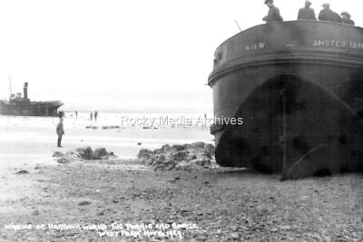 #ad Zcb 50 Maritime History Wreck of the Hamburg Works Tug Jersey. Photo