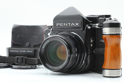 #ad Late Model Top MINT Pentax 67 TTL Film Camera SMC P 105mm F2.4 Lens JAPAN
