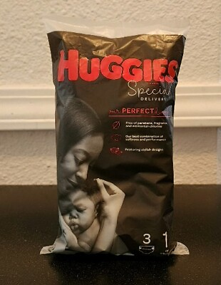 #ad Huggies Speical Delivery Perfect Diaper Baby Size 1 Sample Pack Of 3