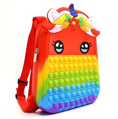 #ad Bag Cute Unicorn Casual Backpack for GirlsKids Birthday Gift Party Favor