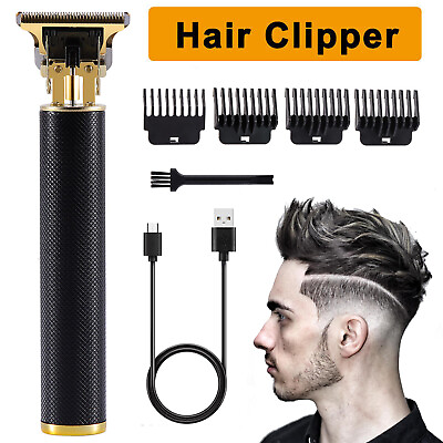 #ad Pro Zero Gapped Cordless Trimmer Wireless Portable Hair Clipper Men#x27;s Shaver